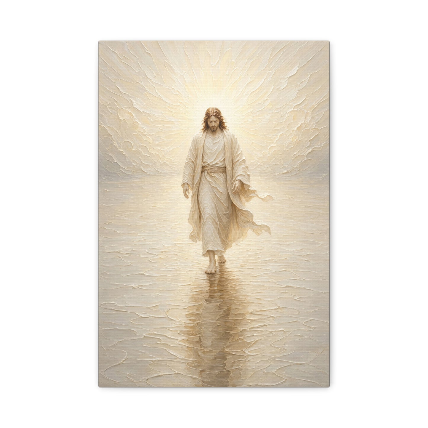 The Dawn Walker | Ivory Relief - Canvas