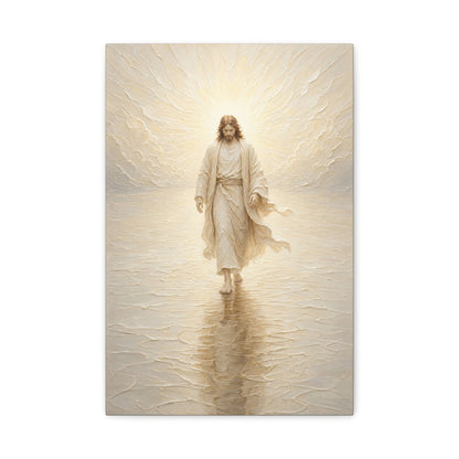 The Dawn Walker | Ivory Relief - Canvas