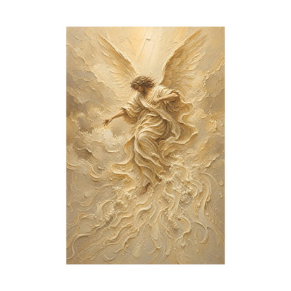 The Storm Herald | Cream Impasto - Canvas