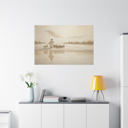 Not One Lost | Ivory Relief - Canvas