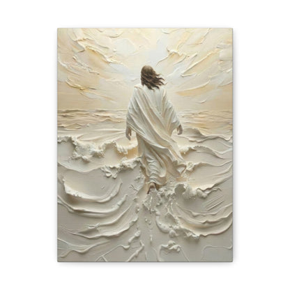 Jesus On Water V - Canvas