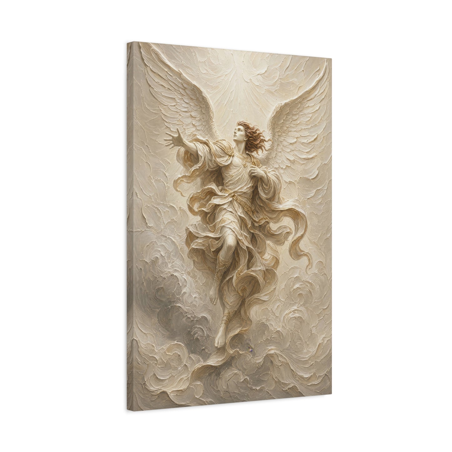 The Storm Herald II | Ivory Relief - Canvas