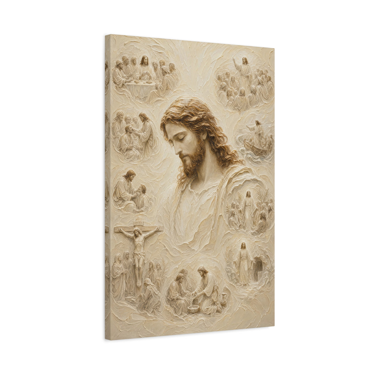 Crowned In Stillness | Ivory Relief