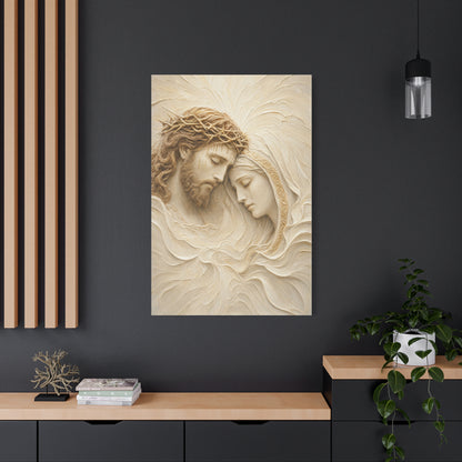 Mother Of Sorrows II | Ivory Relief - Canvas