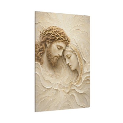 Mother Of Sorrows II | Ivory Relief - Canvas