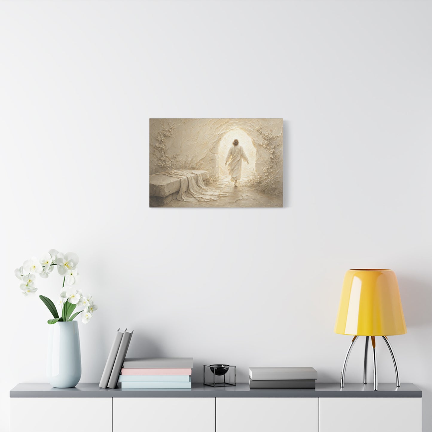 Alive Again | Ivory Relief - Canvas