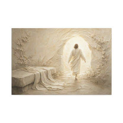 Alive Again | Ivory Relief - Canvas