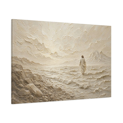Don't Be Afraid | Ivory Relief - Canvas