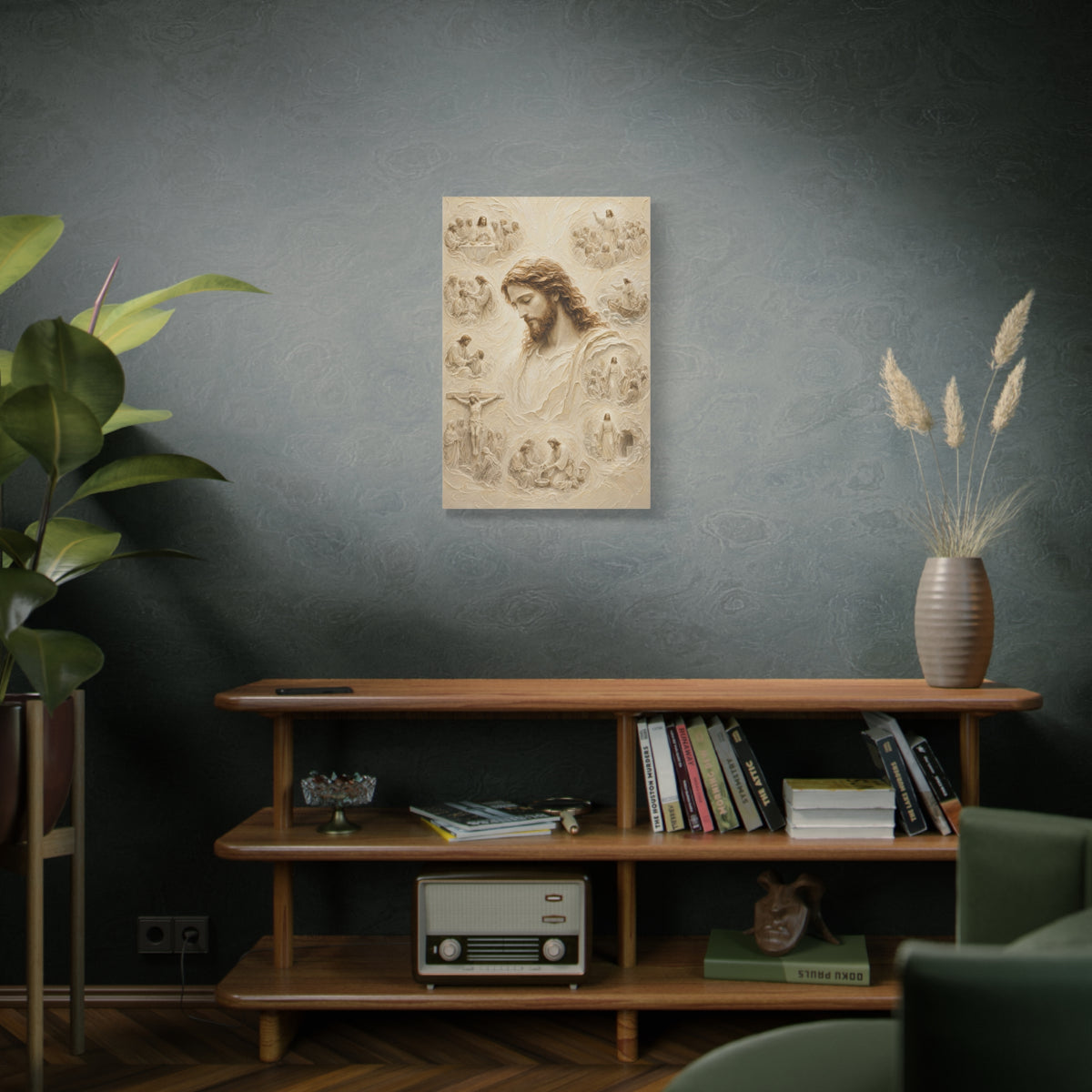 Crowned In Stillness | Ivory Relief