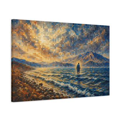 Don't Be Afraid | Stained Glass - Canvas