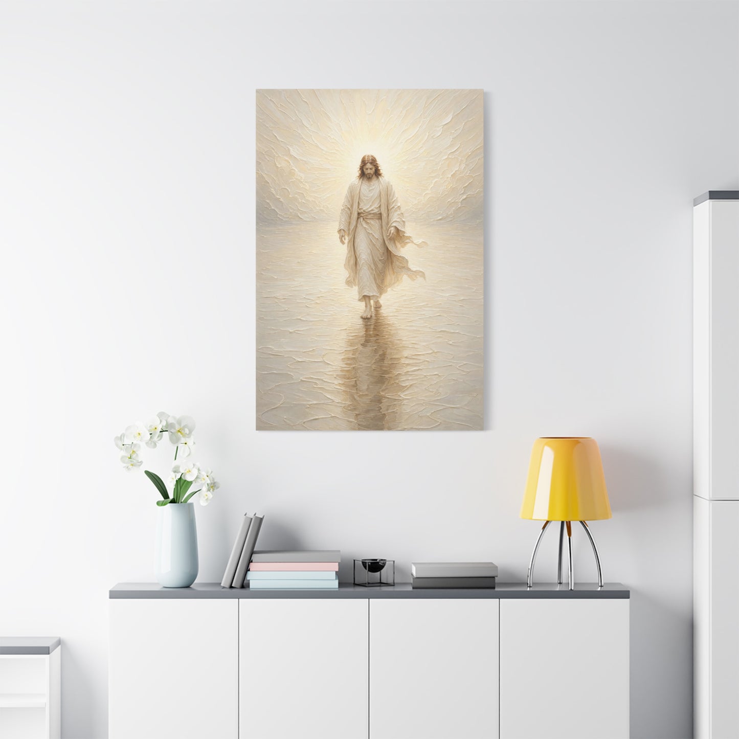 The Dawn Walker | Ivory Relief - Canvas
