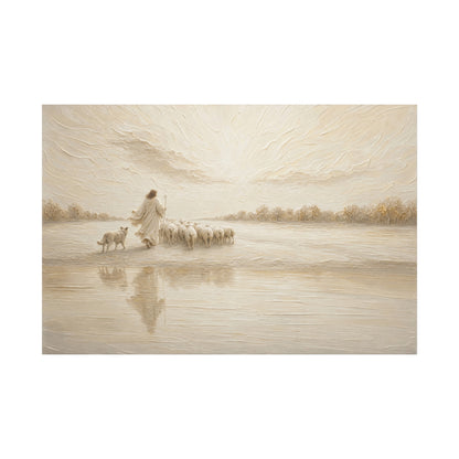 Not One Lost | Ivory Relief - Canvas