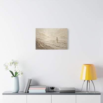 Don't Be Afraid | Ivory Relief - Canvas