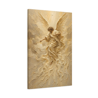 The Storm Herald | Cream Impasto - Canvas