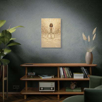 Christ at Vigil | Cream Impasto - Canvas