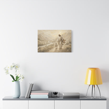 Through The Valley | Ivory Relief - Canvas