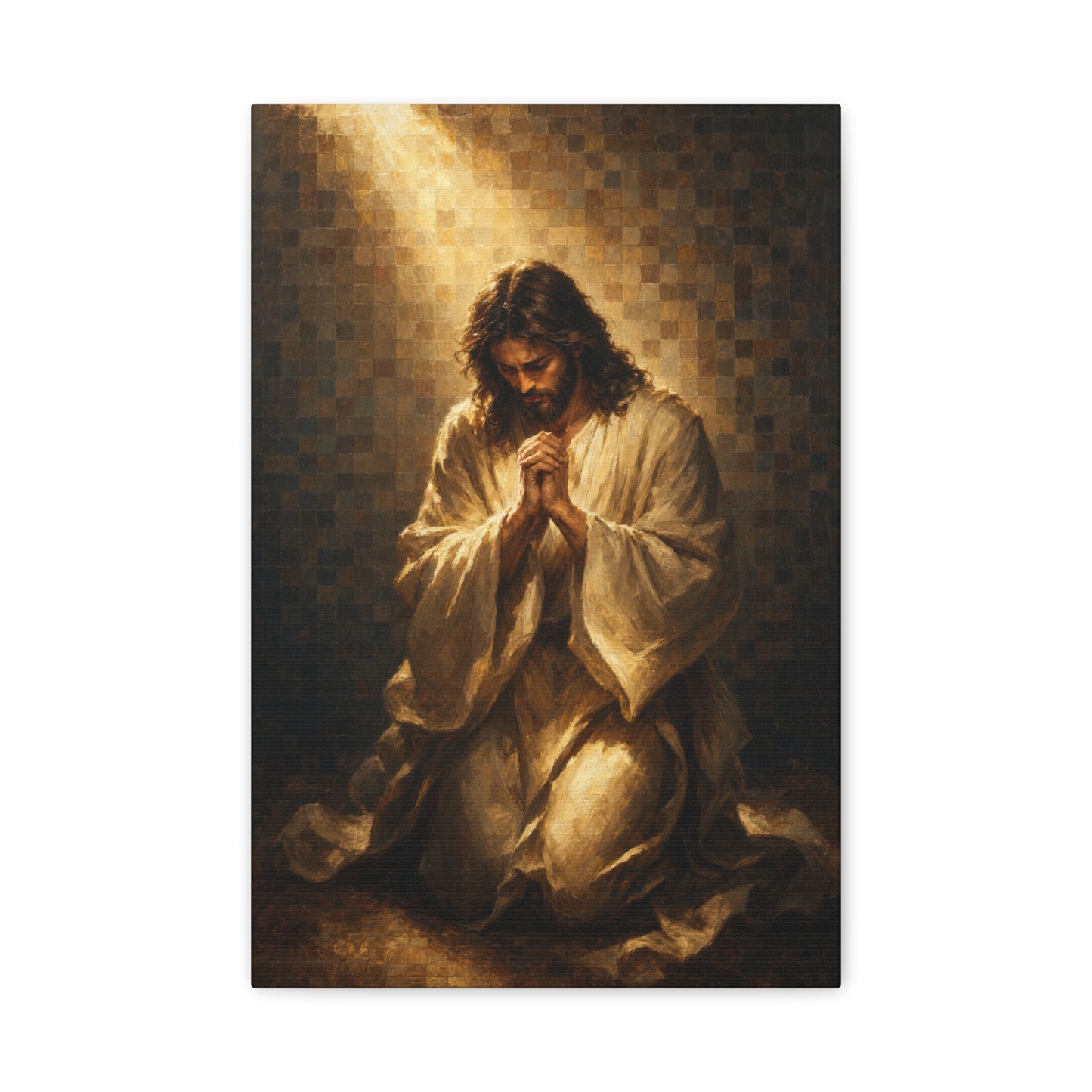 Christ at Vigil | Storm Light - Canvas
