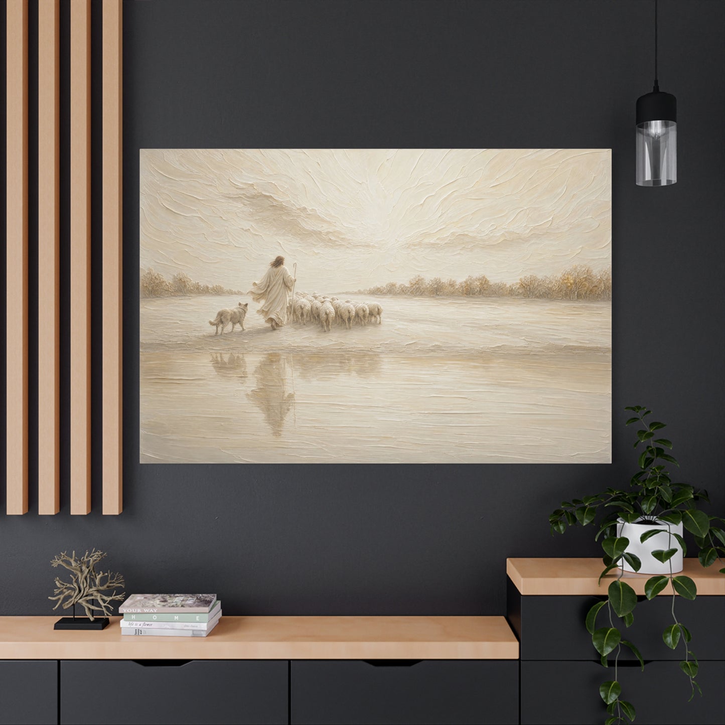Not One Lost | Ivory Relief - Canvas