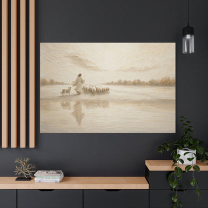 Not One Lost | Ivory Relief - Canvas