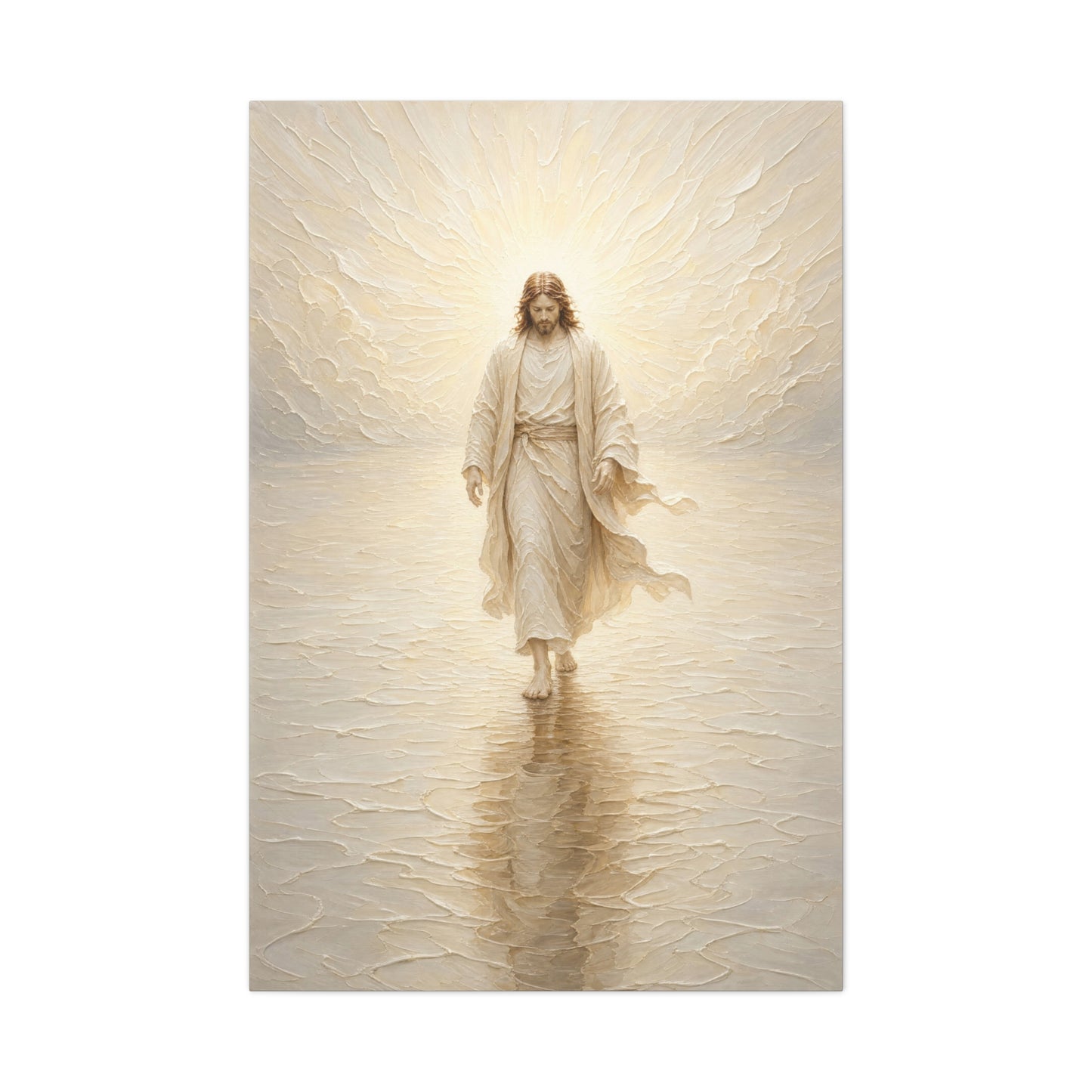 The Dawn Walker | Ivory Relief - Canvas
