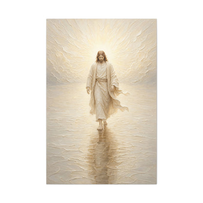 The Dawn Walker | Ivory Relief - Canvas