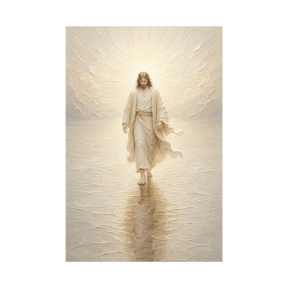 The Dawn Walker | Ivory Relief - Canvas