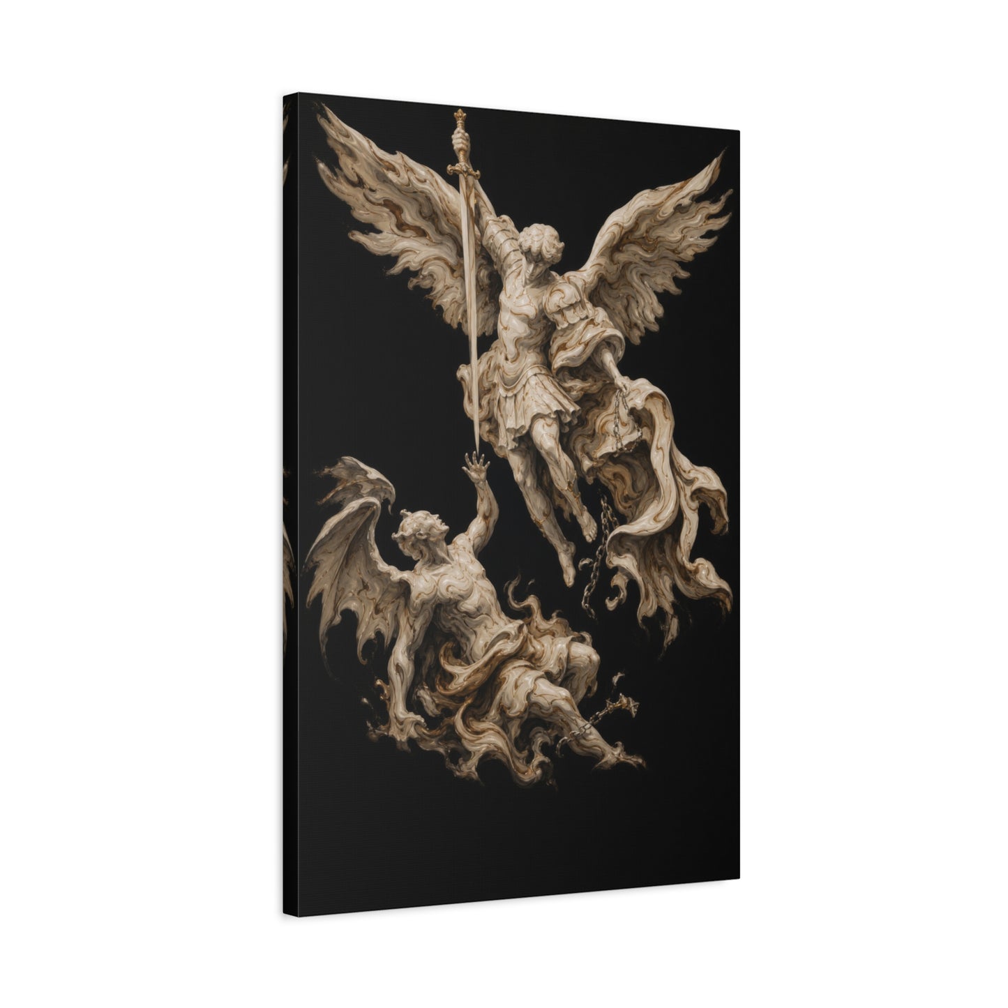Michael Victorious | Cream Marble - Canvas