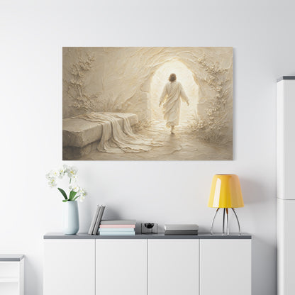 Alive Again | Ivory Relief - Canvas