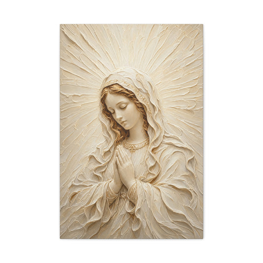 Madonna of Quiet Grace II | Ivory Relief