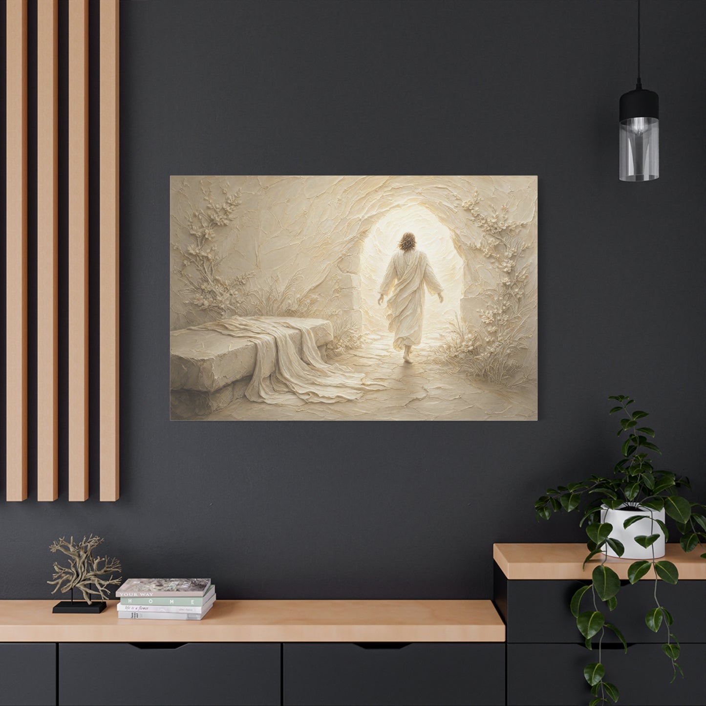 Alive Again | Ivory Relief - Canvas