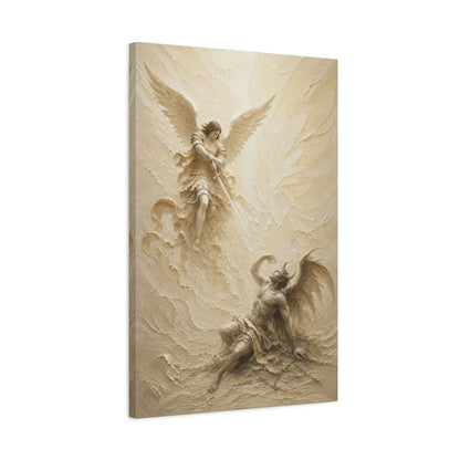 Michael Victorious III | Ivory Relief - Canvas