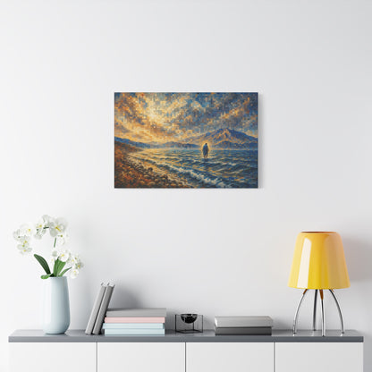 Don't Be Afraid | Stained Glass - Canvas
