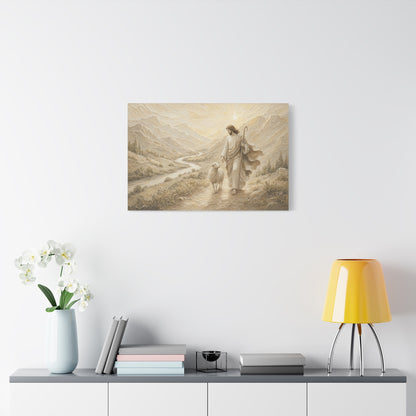 Through The Valley | Ivory Relief - Canvas