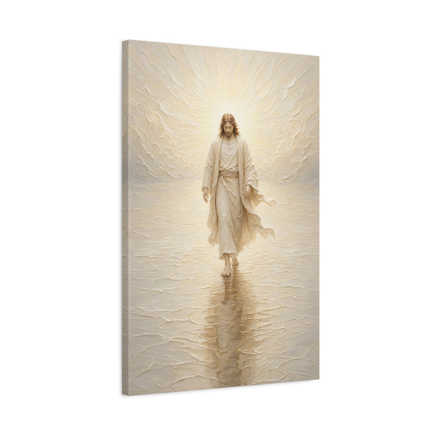 The Dawn Walker | Ivory Relief - Canvas