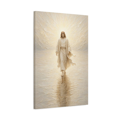 The Dawn Walker | Ivory Relief - Canvas