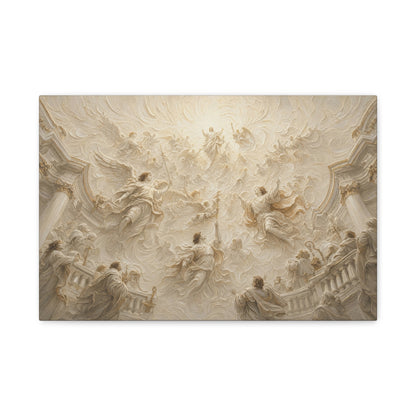 Heaven Opened | Ivory Relief - Canvas