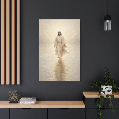 The Dawn Walker | Ivory Relief - Canvas