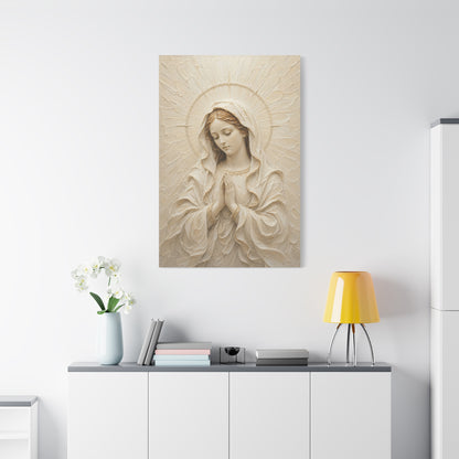 Madonna of Quiet Grace | Ivory Relief