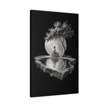 Jesus Under the Quiet Sun | Stone Vigil - Canvas