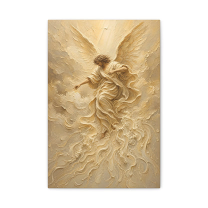 The Storm Herald | Cream Impasto - Canvas