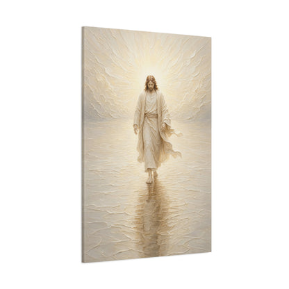 The Dawn Walker | Ivory Relief - Canvas