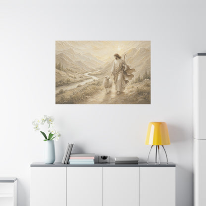 Through The Valley | Ivory Relief - Canvas