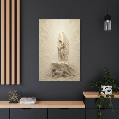 Michael Victorious IV | Ivory Relief - Canvas
