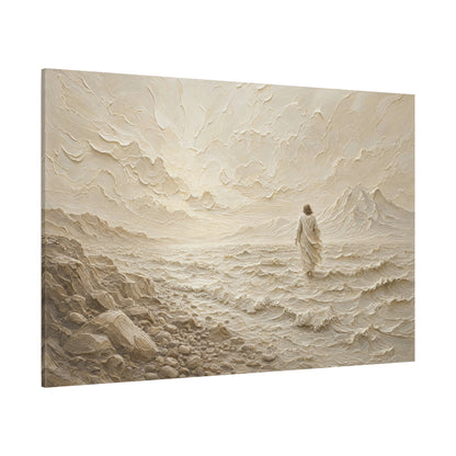 Don't Be Afraid | Ivory Relief - Canvas