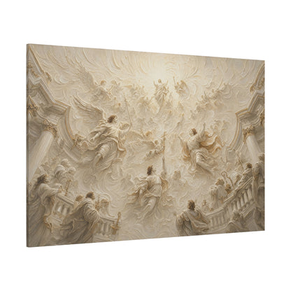 Heaven Opened | Ivory Relief - Canvas