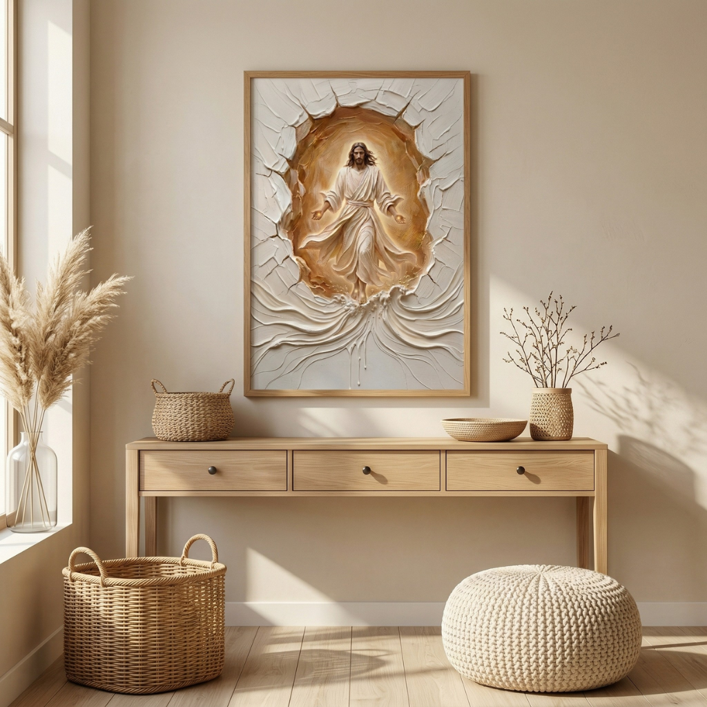 He Has Risen I - Framed Canvas