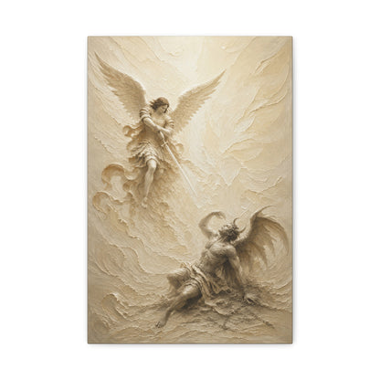 Michael Victorious III | Ivory Relief - Canvas