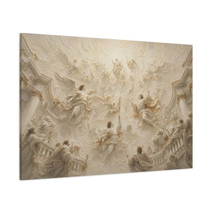 Heaven Opened | Ivory Relief - Canvas