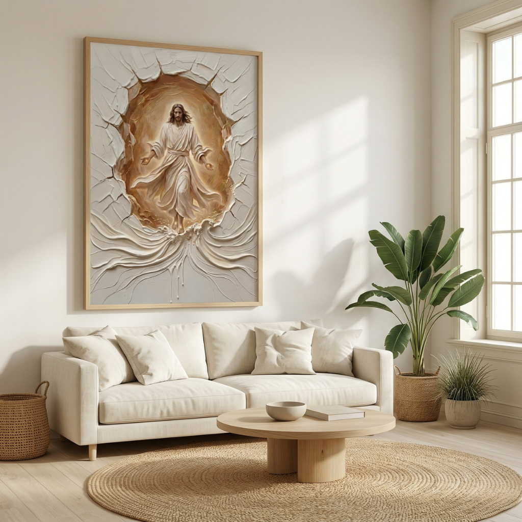He Has Risen I - Framed Canvas