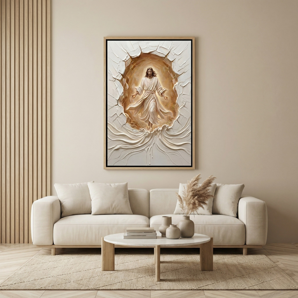He Has Risen I - Framed Canvas